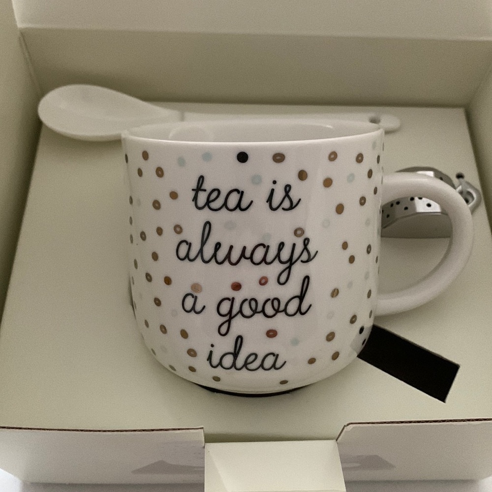 Indigo “Tea is always a good idea” Tea Set